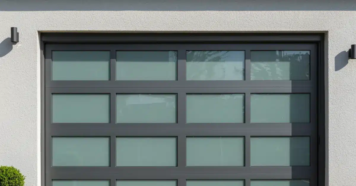 modern garage door style