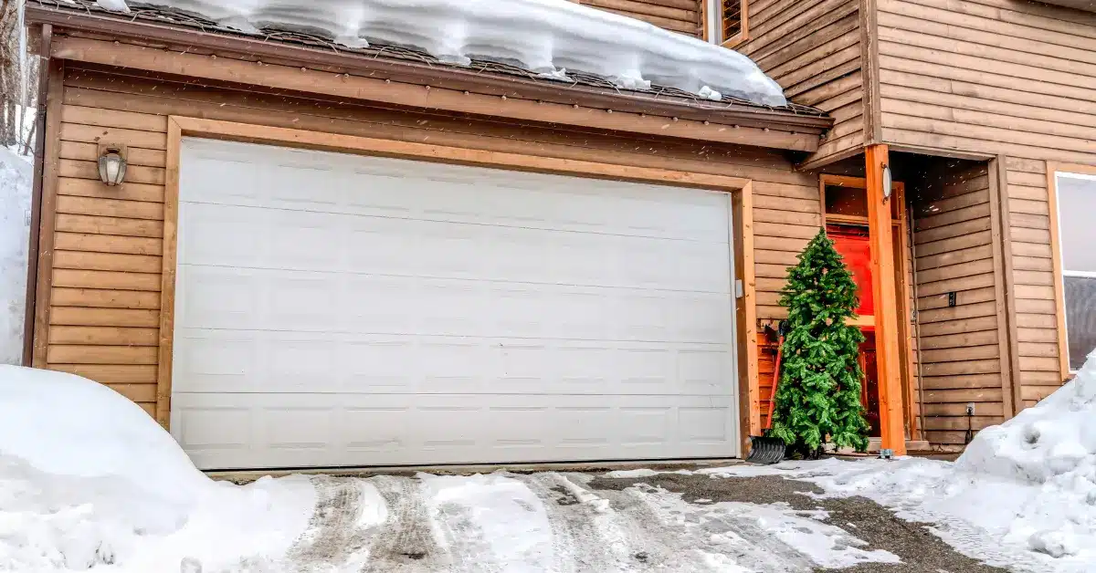 winter garage door problems
